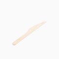 Cuchillo biodegradable madera 16 cm bolsa 12 uds