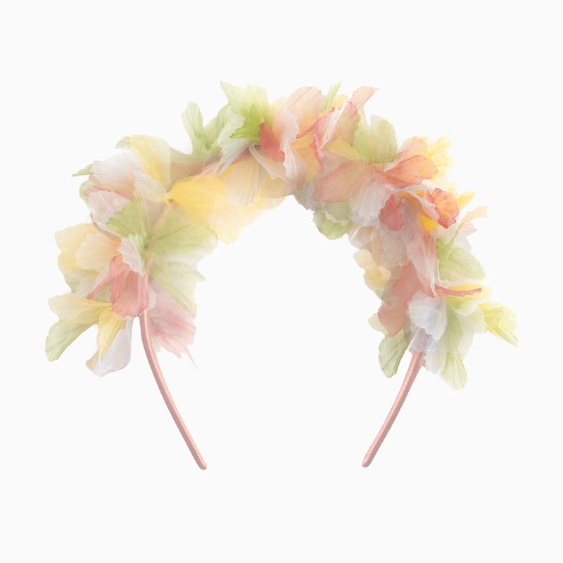 Diadema flores colores hadas talla única 1 ud