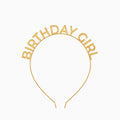 Diadema metálica birthday girl 1 ud