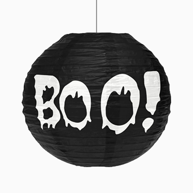 Lámpara papel esfera halloween boo ø35 cm 1 ud