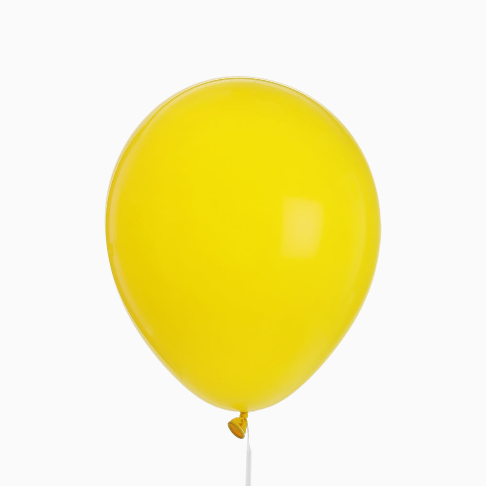 Globo amarillo 23cm látex 50 uds