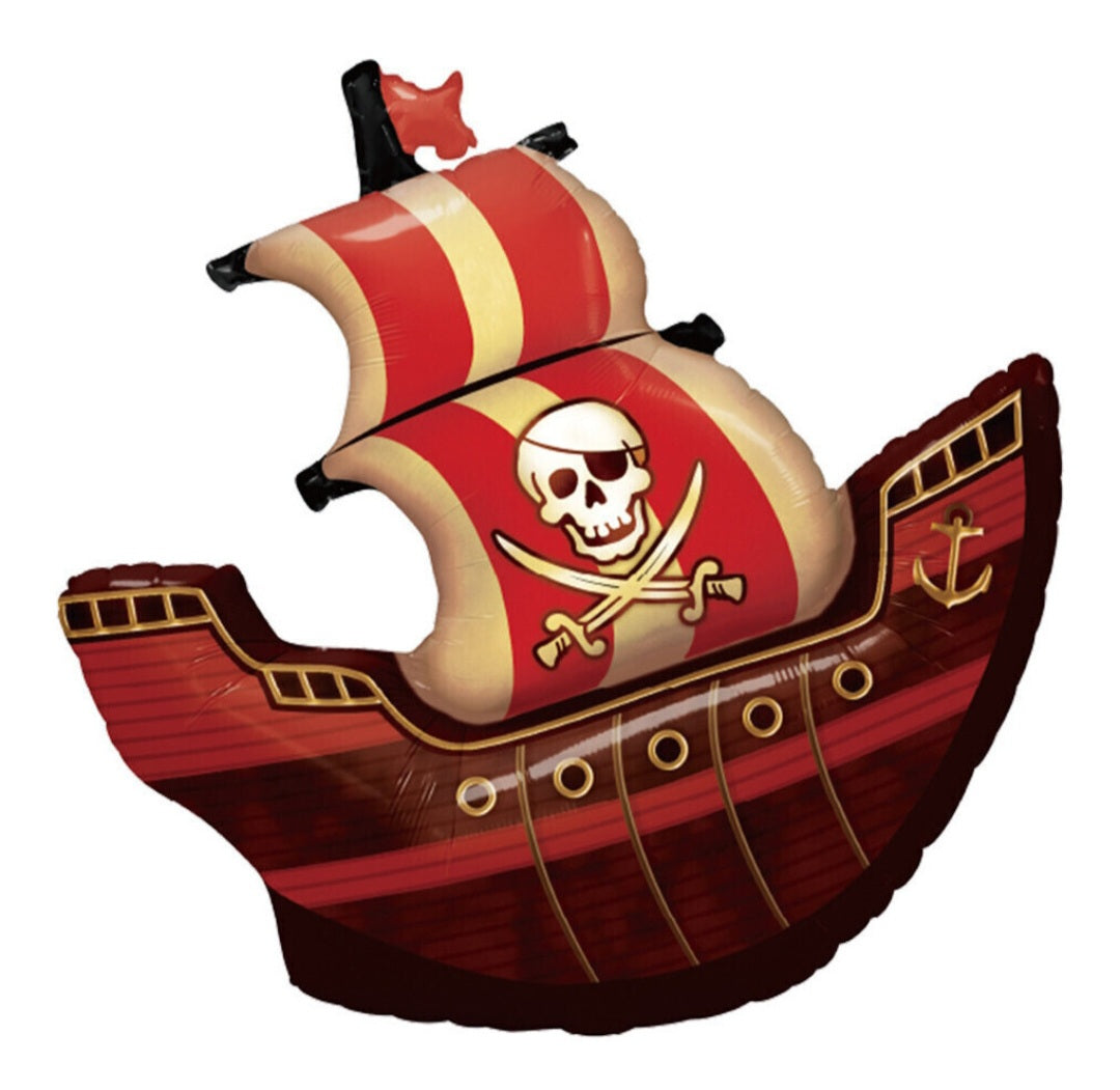 Globo barco pirata 85 cm