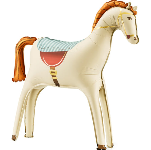 Globo caballo CREMA 68,5 CM