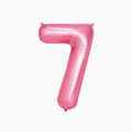Globo poliamida nº7 100cm rosa pastel apto helio 1 ud