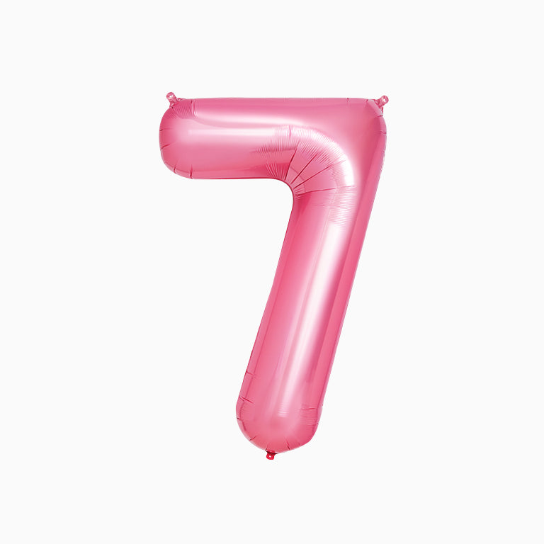 Globo poliamida nº7 100cm rosa pastel apto helio 1 ud