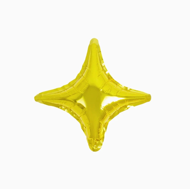 Globo poliamida starlight oro metalizado 25cm 10" 1 ud