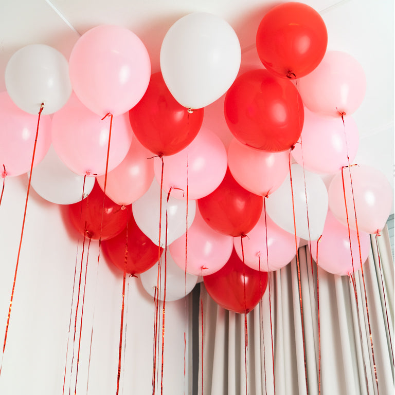 Globo rojo 23cm látex 50 uds - vista 2