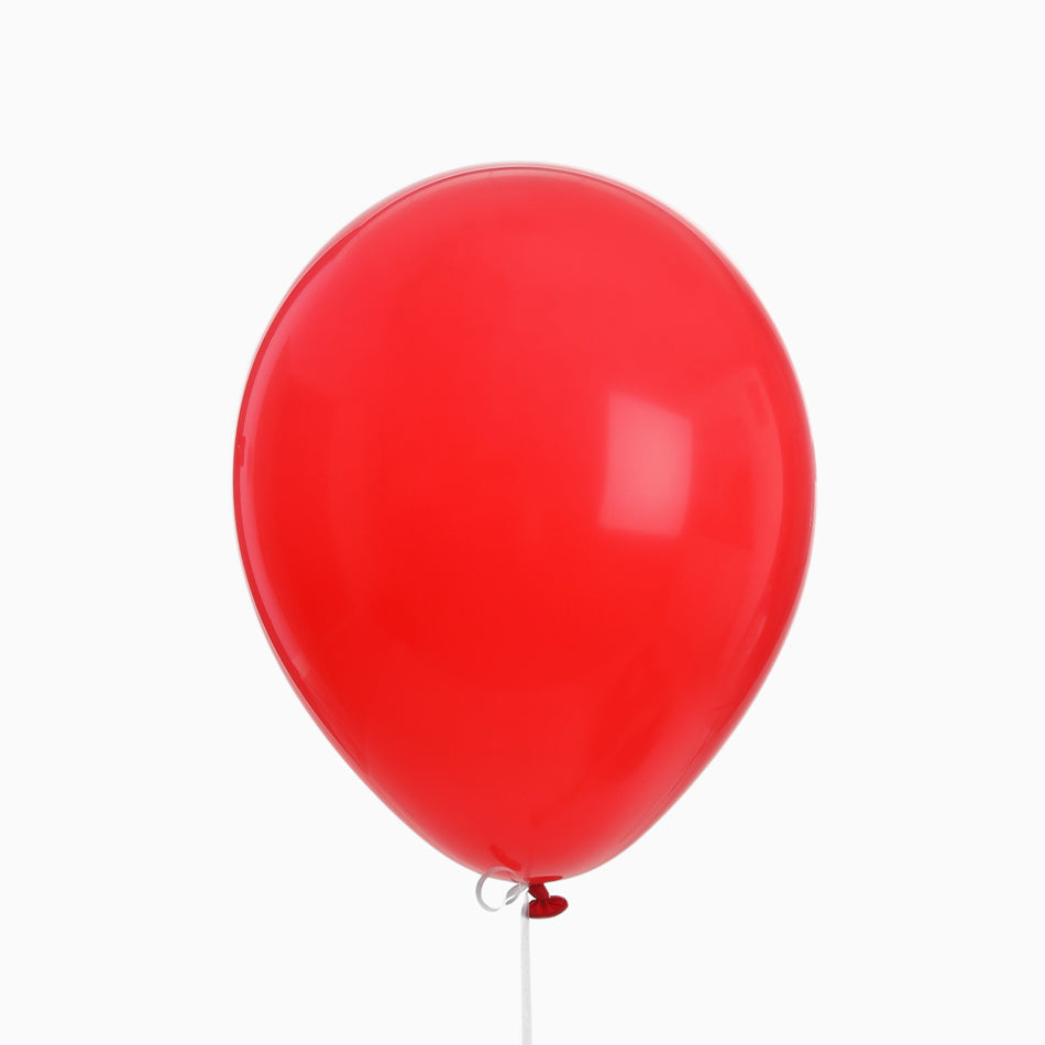 Globo rojo 23cm látex 50 uds