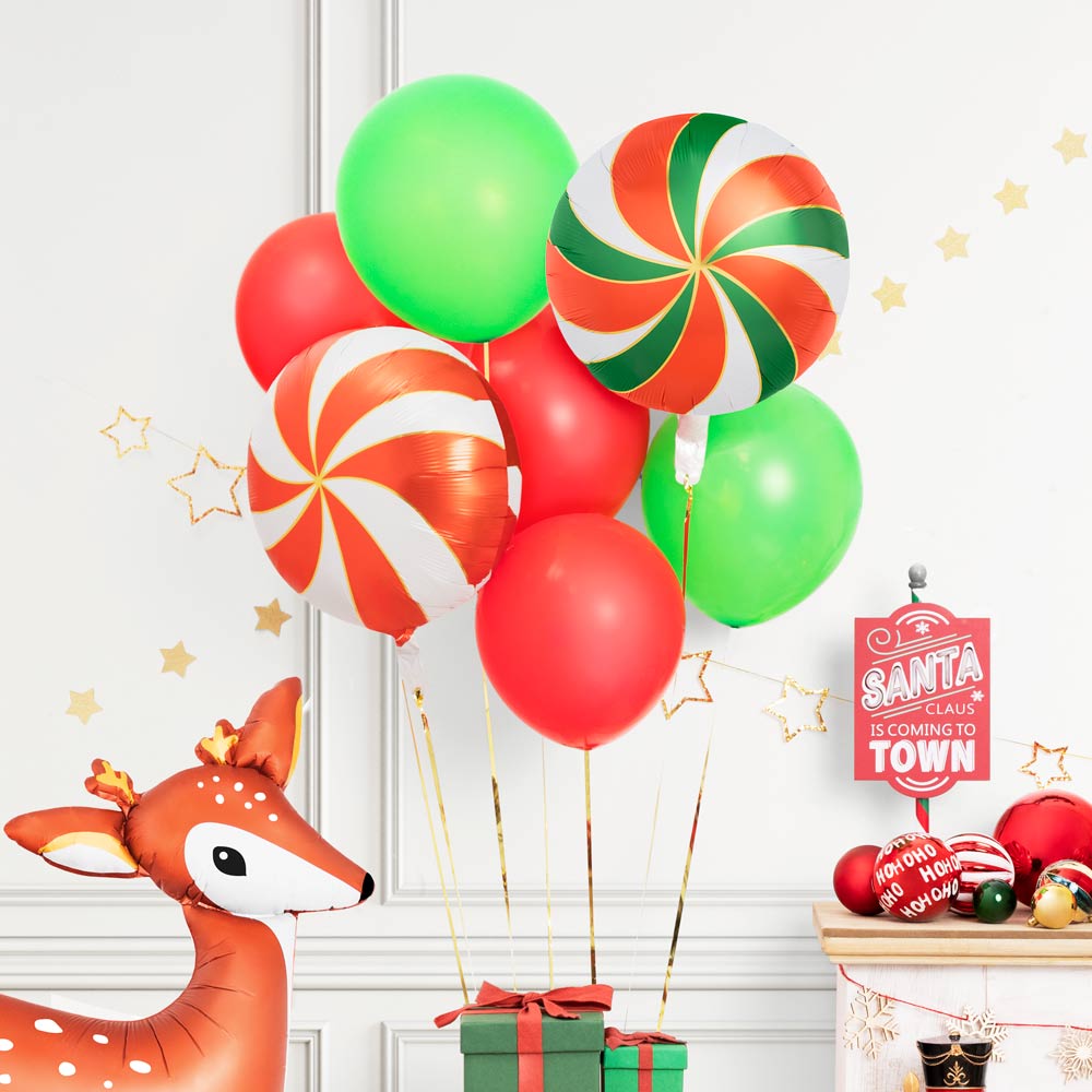 Globo Caramelo mix navideño (35cm) - vista 2