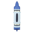 Globo de crayon azul 1,04 x 0,23