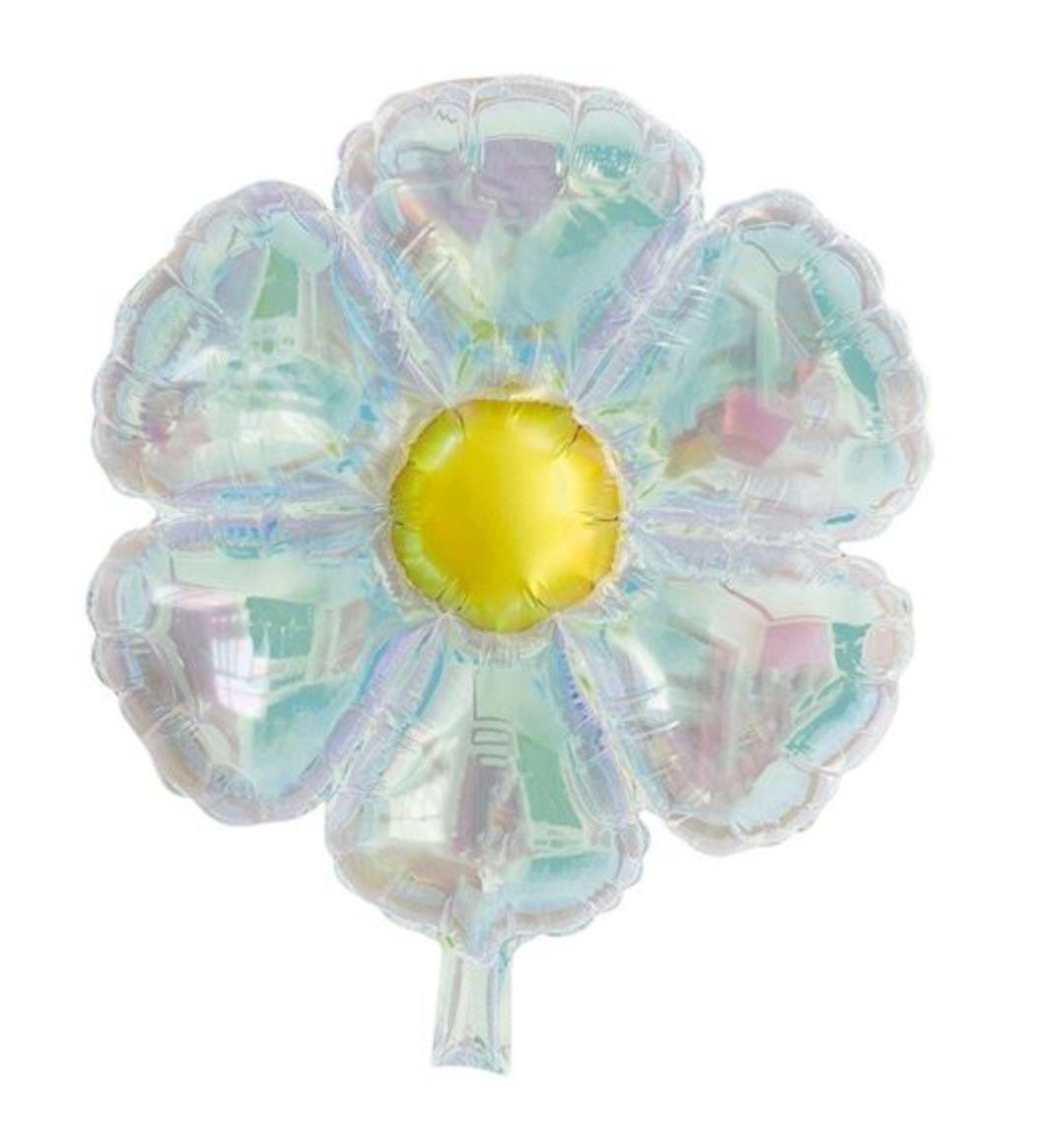 Globo Flor Transparente Iridiscente 60cm
