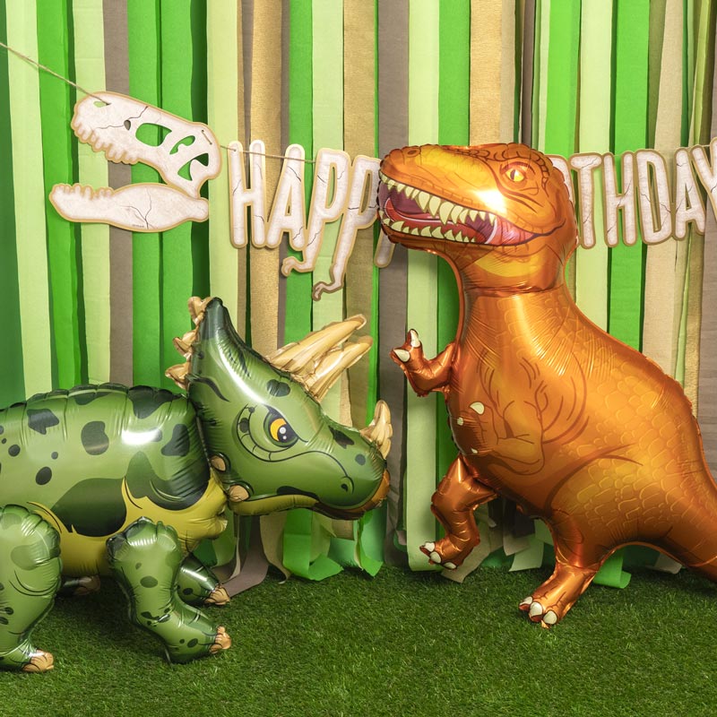 Globo foil dinosaurio 3d 91 x 54,5 cm 36" 1 ud - vista 2