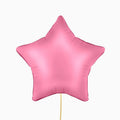 Globo foil estrella rosa mate 48 cm 18" apto helio 1 ud