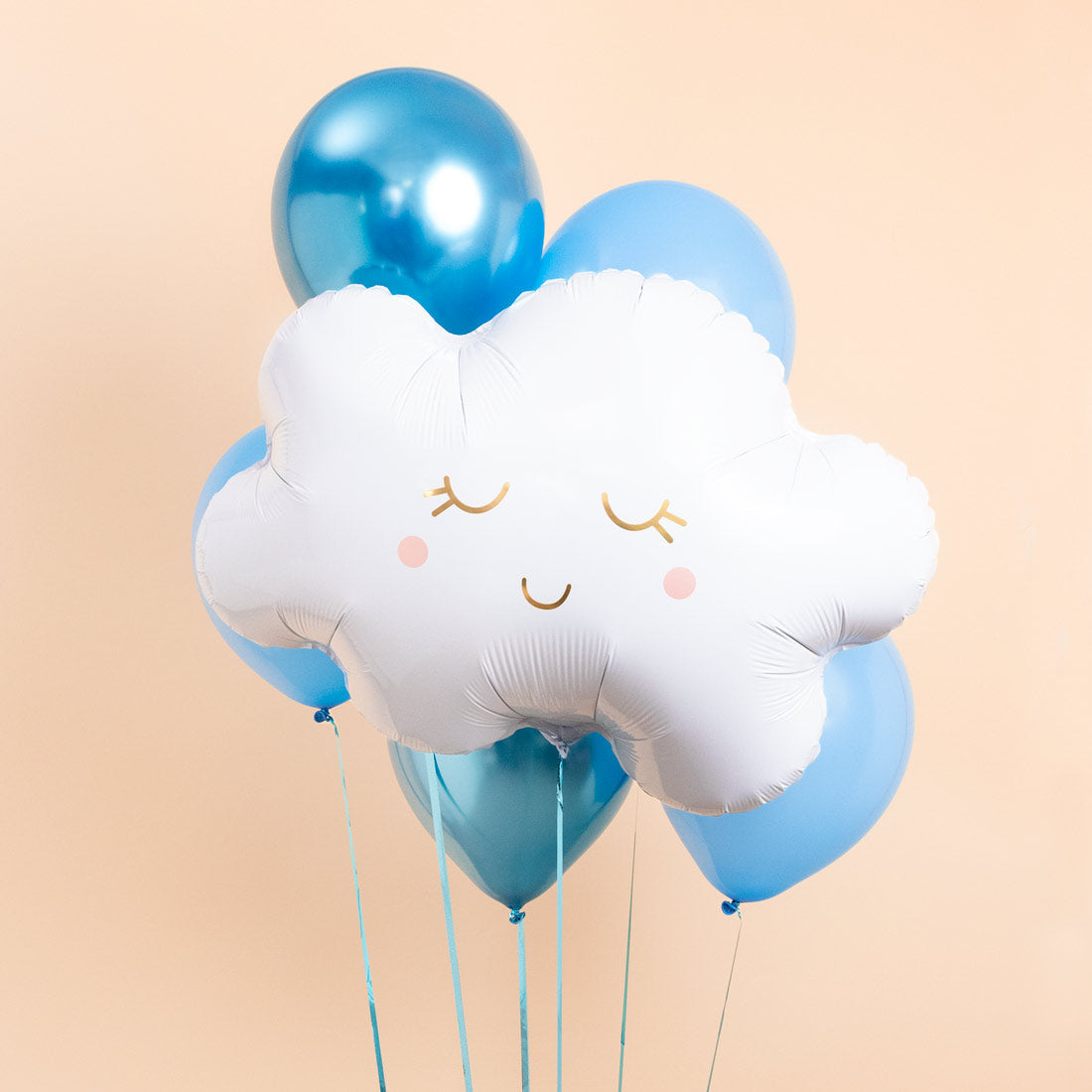 Globo foil forma nube 71x58cm 28" apto helio 1 ud - vista 4