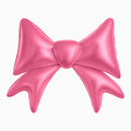 Globo foil lazo rosa mate 111x91cm 44" apto helio 1 ud
