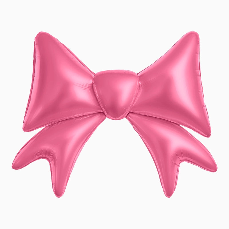 Globo foil lazo rosa mate 111x91cm 44" apto helio 1 ud