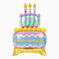Globo foil tarta con pie 59 x 89 cm 23" x 35'' 1 u