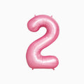 Globo poliamida nº2 100cm rosa pastel apto helio 1 ud