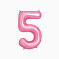 Globo poliamida nº5 100cm rosa pastel apto helio 1 ud