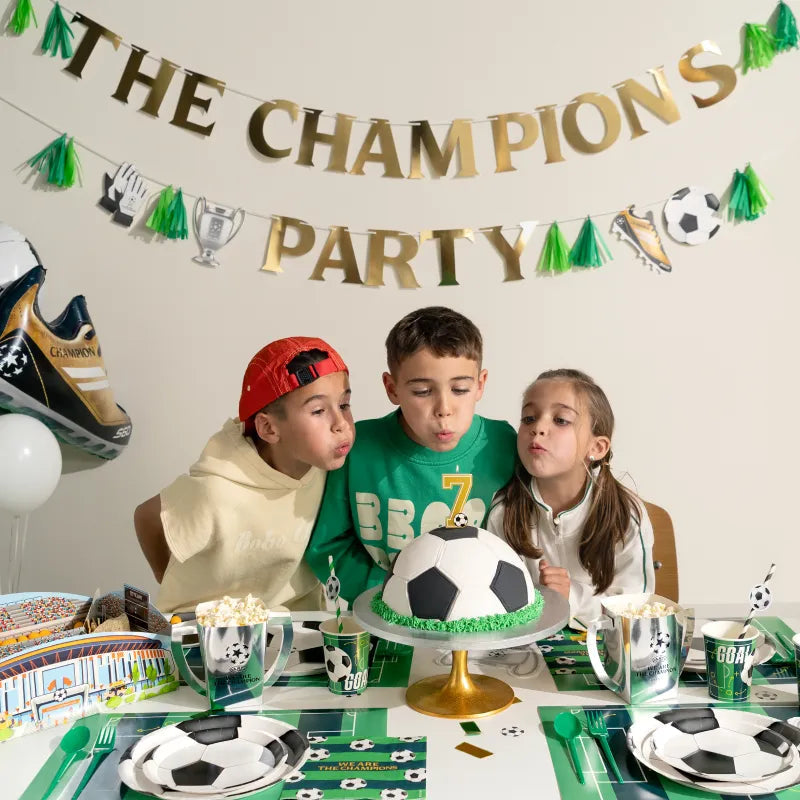 Guirnalda "the champions party" cartón 36piezas FSC mix 70% - vista 2