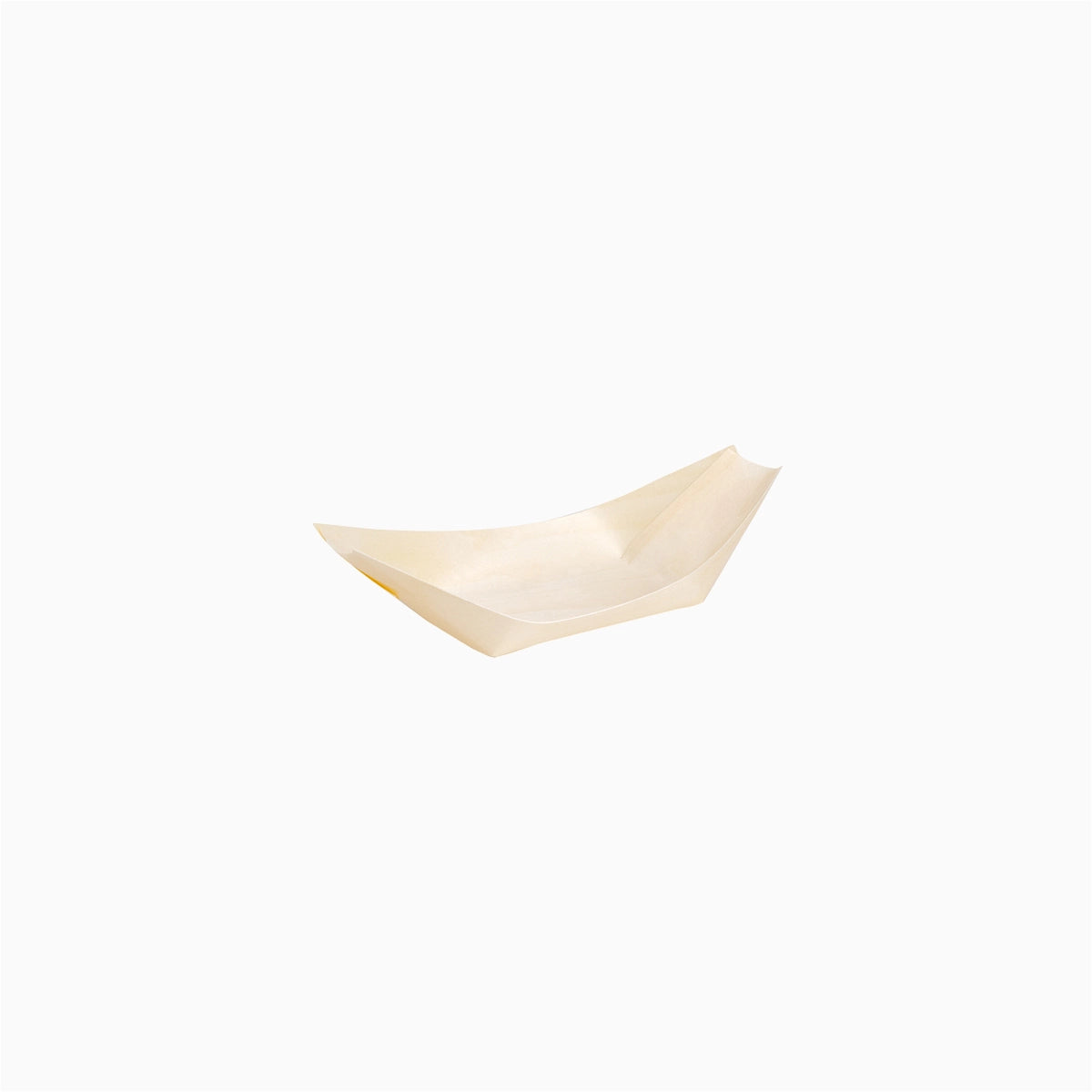 Barquilla rectangular 8x6x1,5cm madera 50 uds FSC 100%