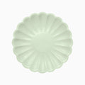 Plato forma rizado mint ø23cm cartón 6 uds FSC mix 70%