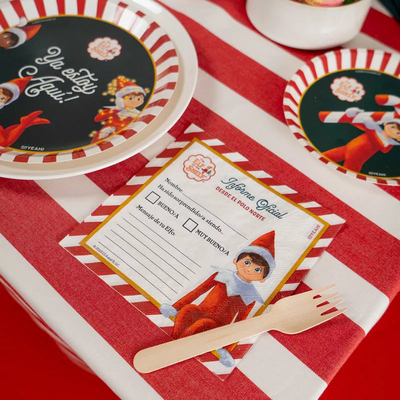 Servilleta doble capa the elf on the shelf 33x33cm 30uds FSC mix 70% - vista 3