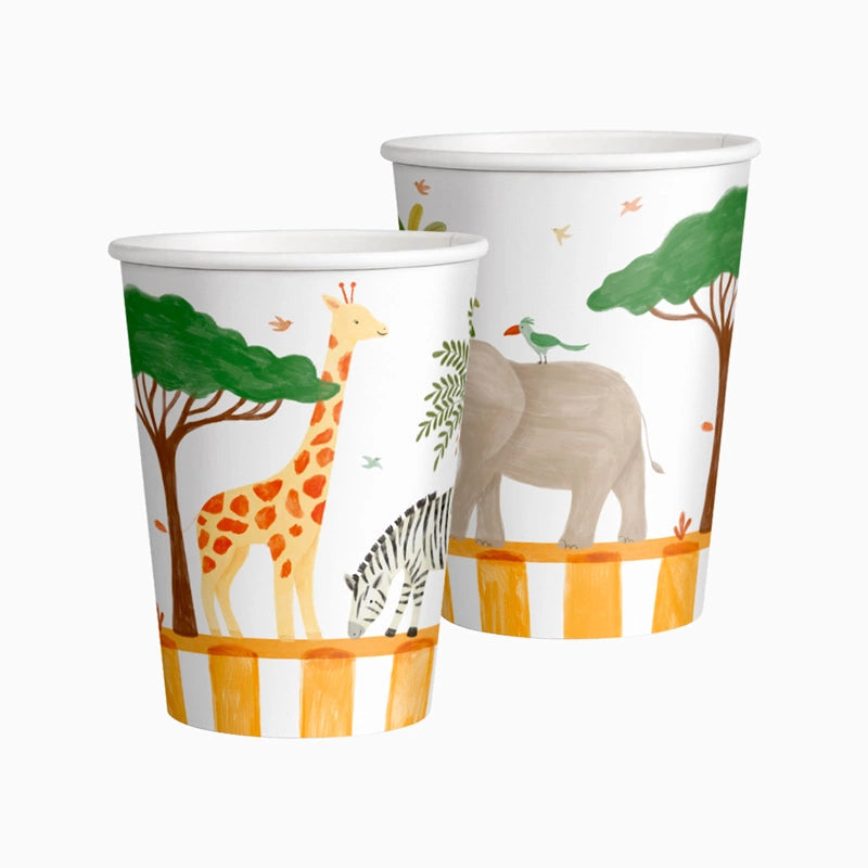 Vaso cartón 270cc safari (9oz) 10uds FSC mix 70% - vista 2