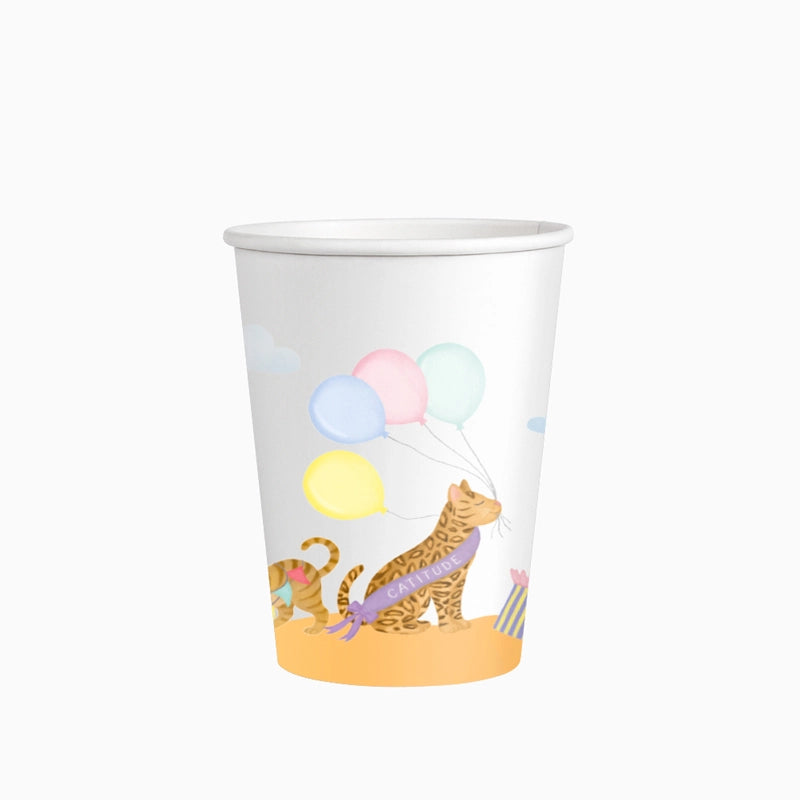 Vaso cartón kittens 270cc (9oz) FSC mix 70% 10 uds - vista 3