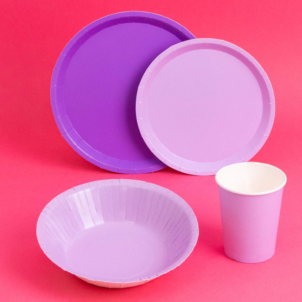 Vaso cartón lavanda 270cc (9oz) 10 uds FSC mix 70% - vista 2