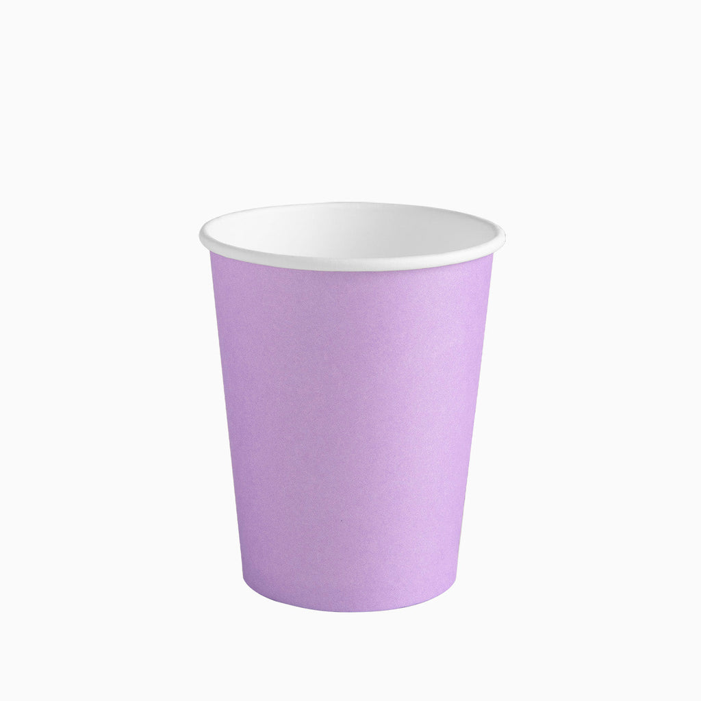 Vaso cartón lavanda 270cc (9oz) 10 uds FSC mix 70%