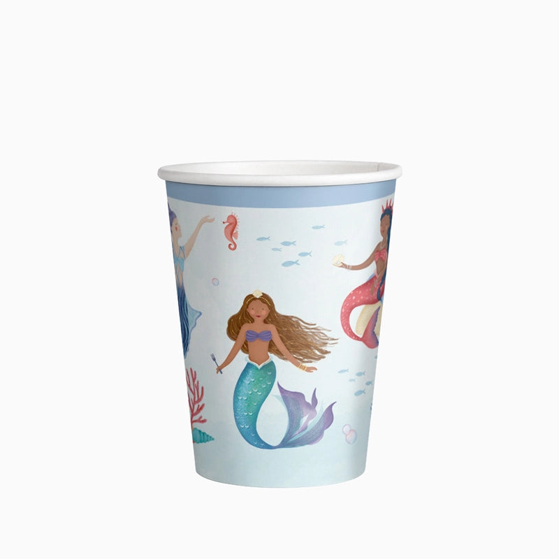 Vaso cartón mermaid 270cc (9oz) 10 uds FSC mix 70% - vista 2