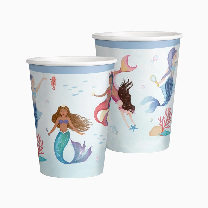 Vaso cartón mermaid 270cc (9oz) 10 uds FSC mix 70% - vista 3