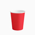 Vaso cartón rojo 270cc (9oz) 10 uds FSC mix 70%