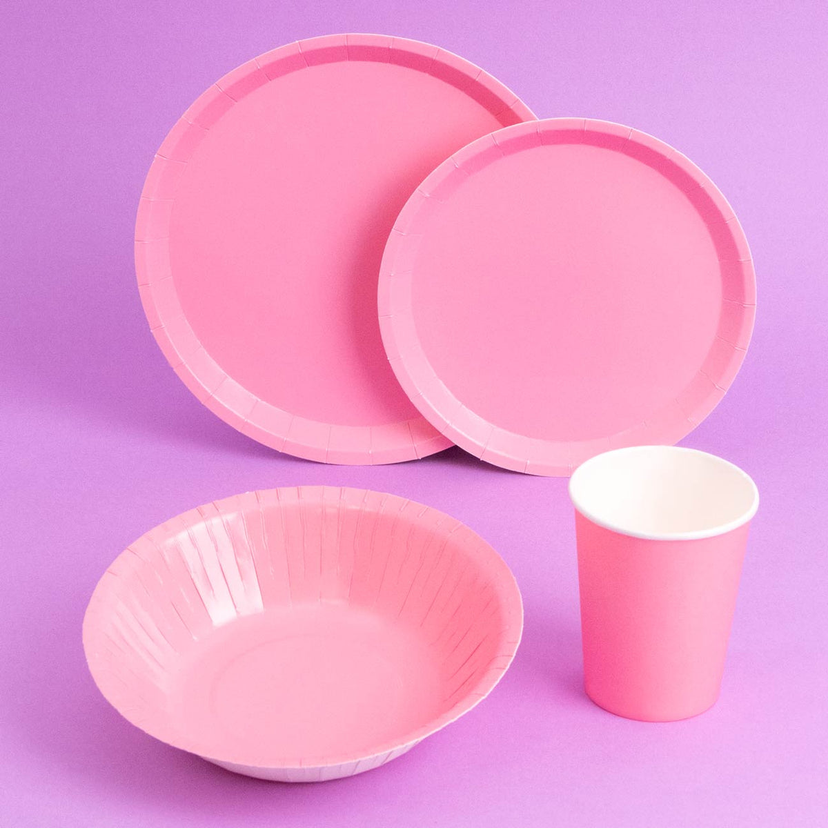 Vaso cartón rosa pastel 270cc (9oz) 10 uds FSC mix 70% - vista 2