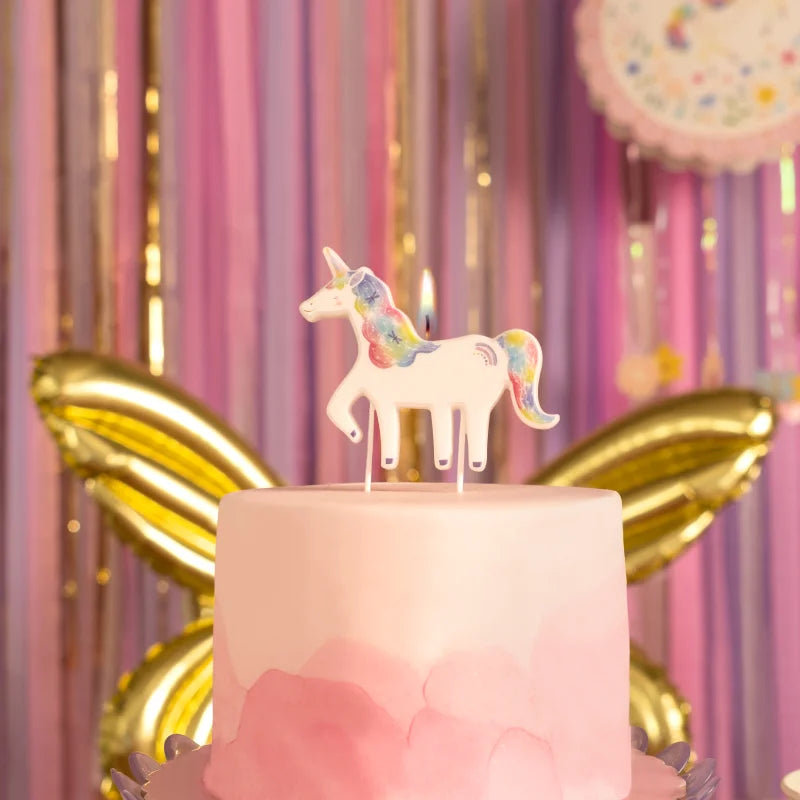 Vela bloque unicornio 10x8,4x1cm 1ud - vista 2